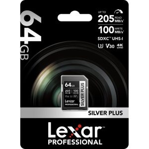 Thẻ nhớ SD Lexar Professional Silver Plus UHS-I U3 64GB | Chính Hãng - Ảnh 6