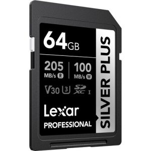 Thẻ nhớ SD Lexar Professional Silver Plus UHS-I U3 64GB | Chính Hãng - Ảnh 3