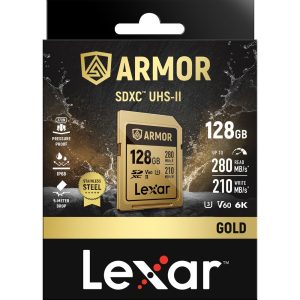 Thẻ nhớ Lexar ARMOR GOLD SDXC 128GB UHS-II U3 V60 | Chính Hãng - Ảnh 2