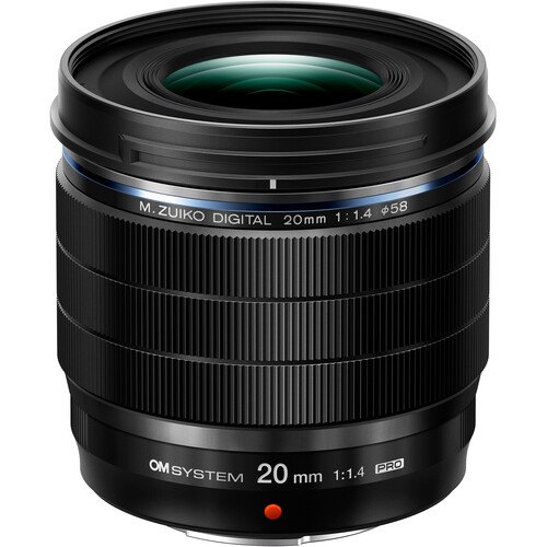 Ống kính OM SYSTEM M.Zuiko Digital ED 20mm F1.4 PRO | Chính Hãng