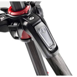 Chân máy ảnh Manfrotto 190 Carbon Fiber 3-Sections Tripod Black - Ảnh 2