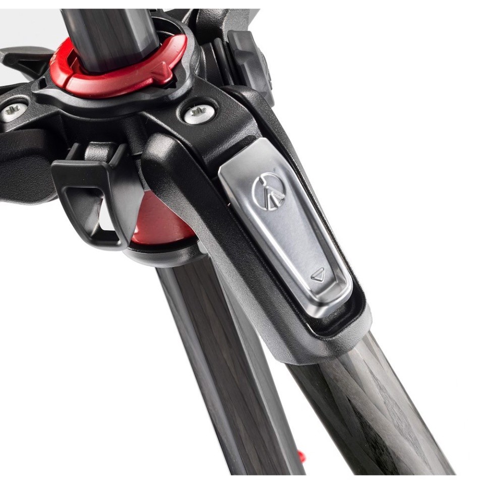 Chân máy ảnh Manfrotto 190 Carbon Fiber 3-Sections Tripod Black - Ảnh 2