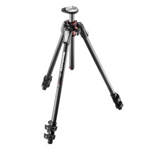Chân máy ảnh Manfrotto 190 Carbon Fiber 3-Sections Tripod Black