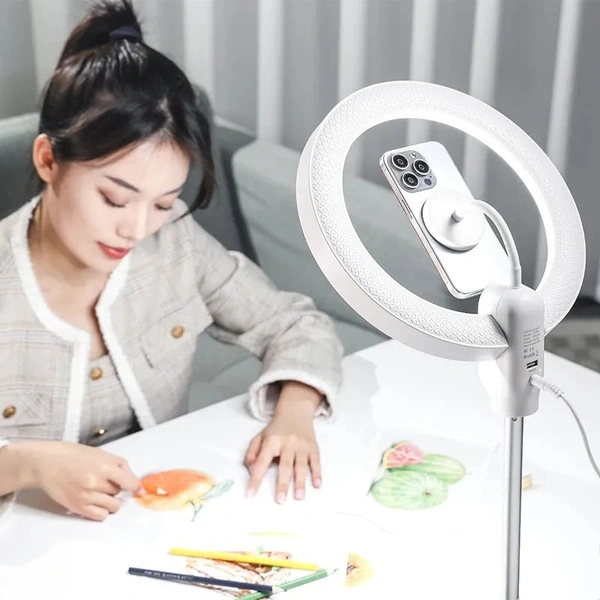 Đèn Ring livestream chuyên nghiệp Ulanzi LT030 tích hợp chân tripod và giá đỡ điện thoại Magsafe - Ảnh 9