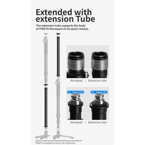 YC ONION Pineta Monopod Extension Tube | Chính Hãng - Ảnh 3