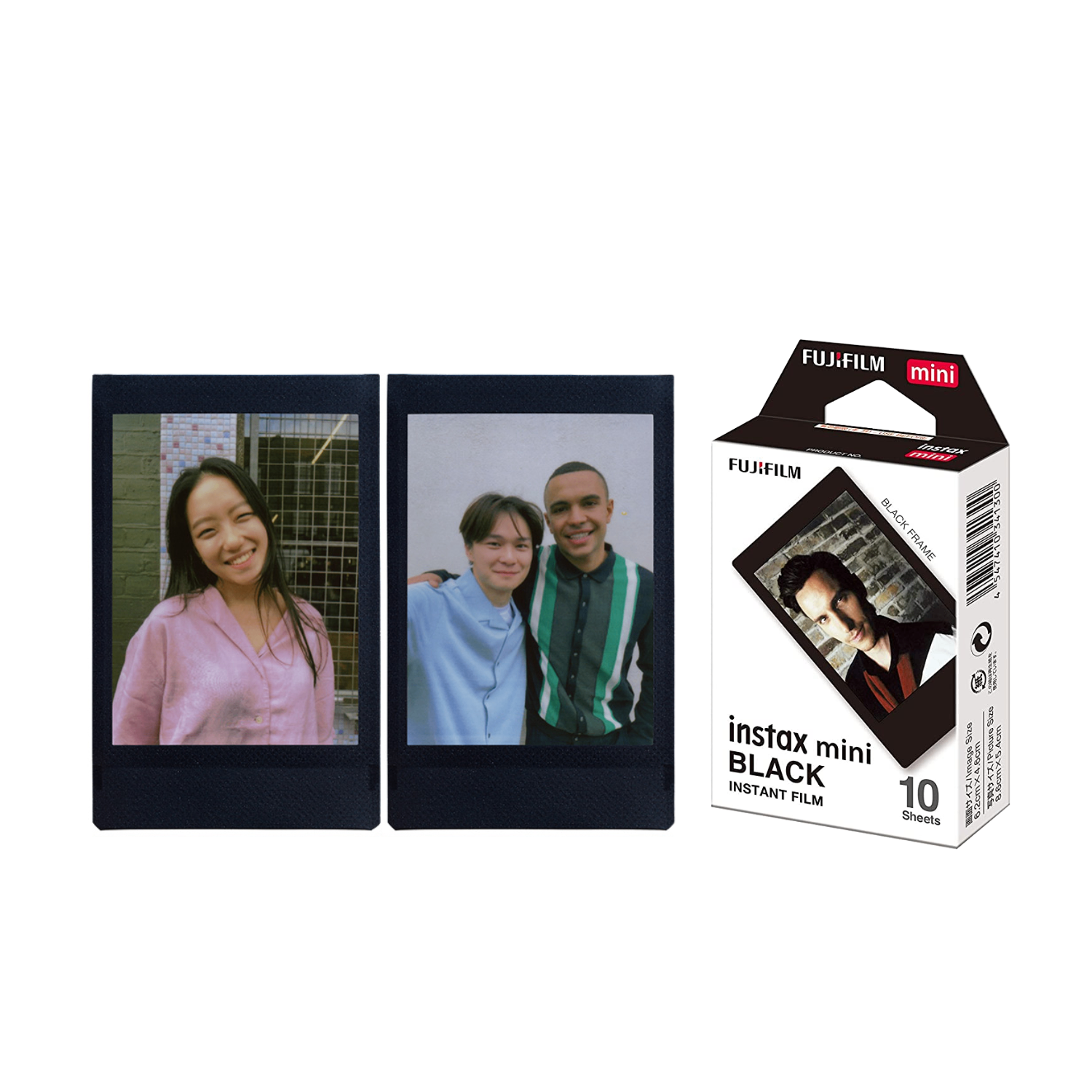 Hộp phim Fujifilm Instax Mini 10 tấm (Black) - Chính Hãng - Ảnh 3