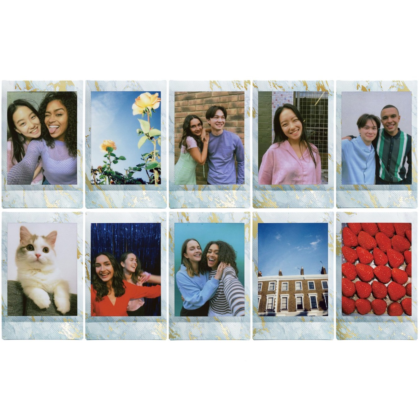 Hộp phim Fujifilm Instax Mini 10 tấm (Blue Marble) - Chính Hãng - Ảnh 3
