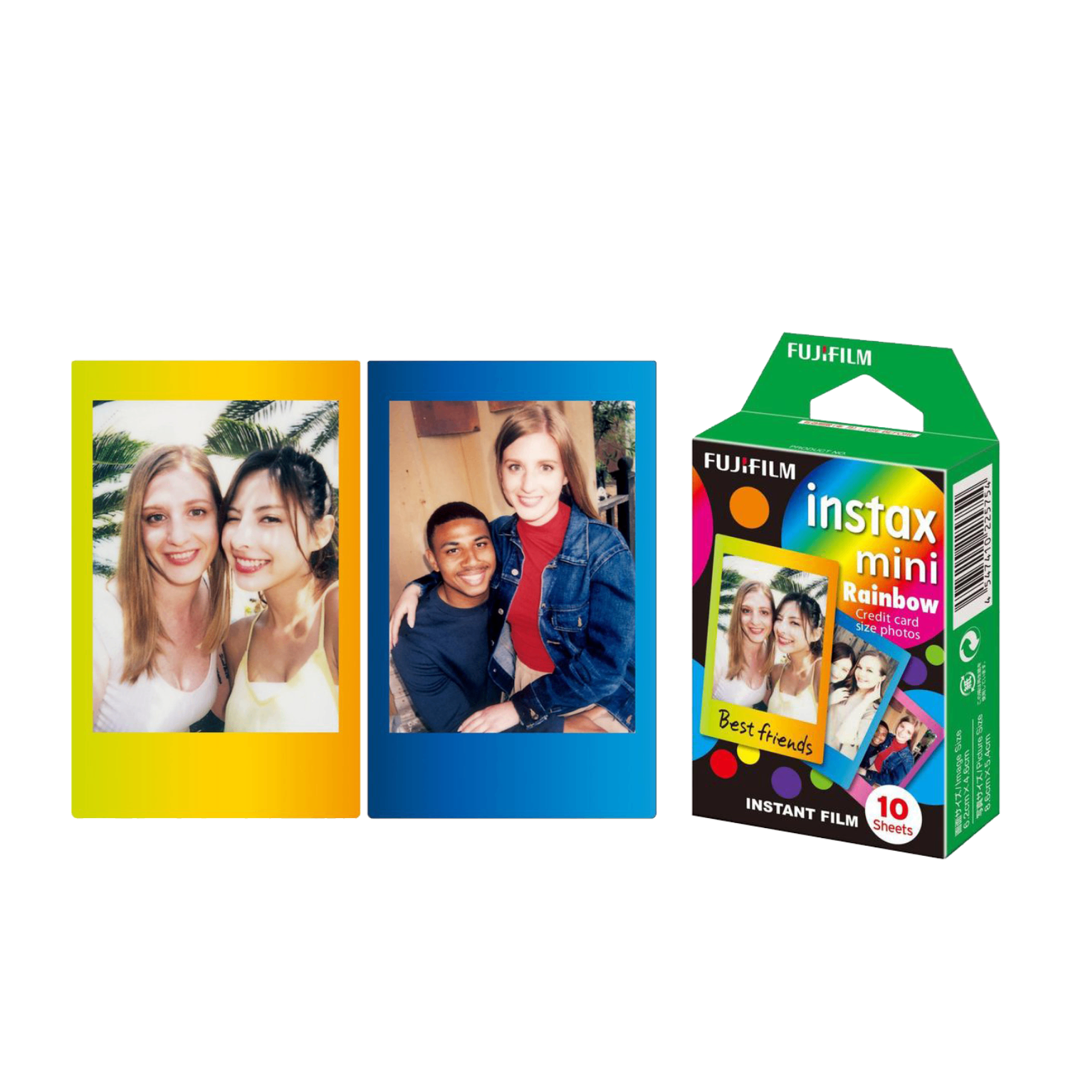 Hộp phim Fujifilm Instax Mini 10 tấm (Rainbow) - Chính Hãng - Ảnh 3
