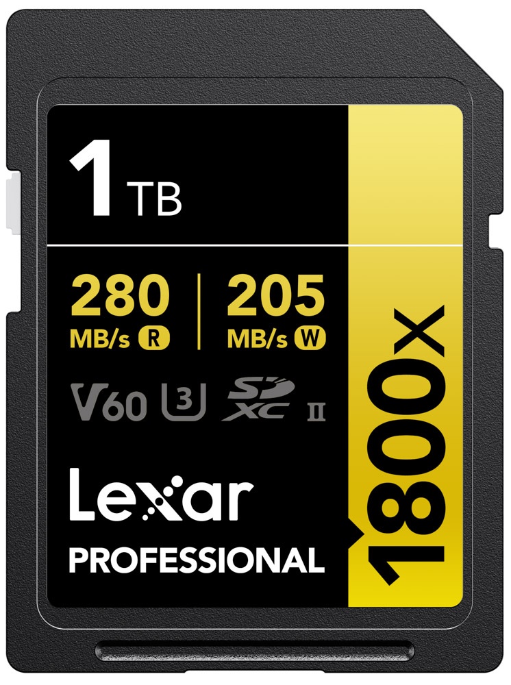 Thẻ nhớ Lexar Professional 1800x SDXC UHS-II U3 V60 1TB | Chính Hãng