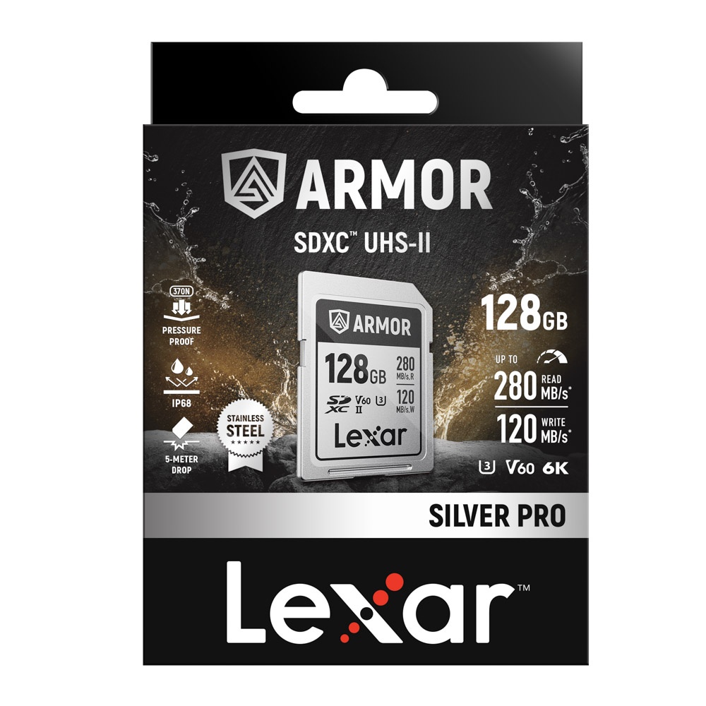 Thẻ nhớ Lexar ARMOR SILVER PRO SDXC UHS-II U3 V60 128GB | Chính Hãng - Ảnh 6