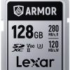 Thẻ nhớ Lexar ARMOR SILVER PRO SDXC UHS-II U3 V60 128GB | Chính Hãng