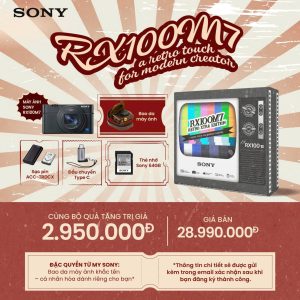 Bộ sản phẩm Sony Cybershot RX100 VII Retro Kit | Chính Hãng