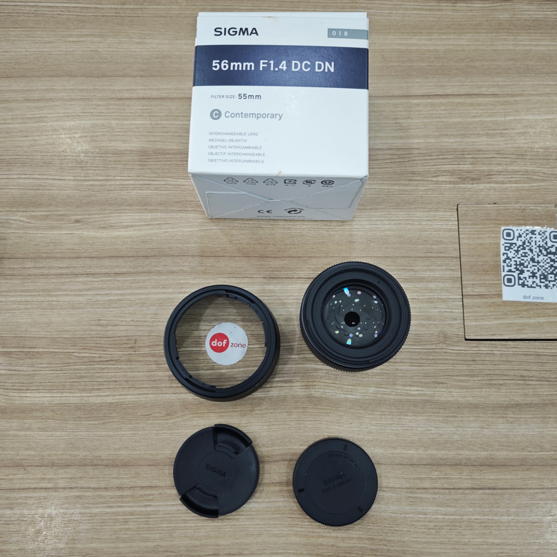 Ống Kính Sigma 56mm F1.4 DC DN Fujifilm X cũ Mã SP 5750 - Ảnh 7