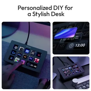 Ulanzi D200H Stream Deck Dock AI - Tich hợp 13 phím Macro chức năng chính hãng - Ảnh 8