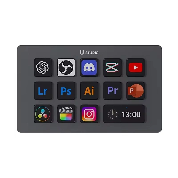Ulanzi D200H Stream Deck Dock AI - Tich hợp 13 phím Macro chức năng chính hãng - Ảnh 2
