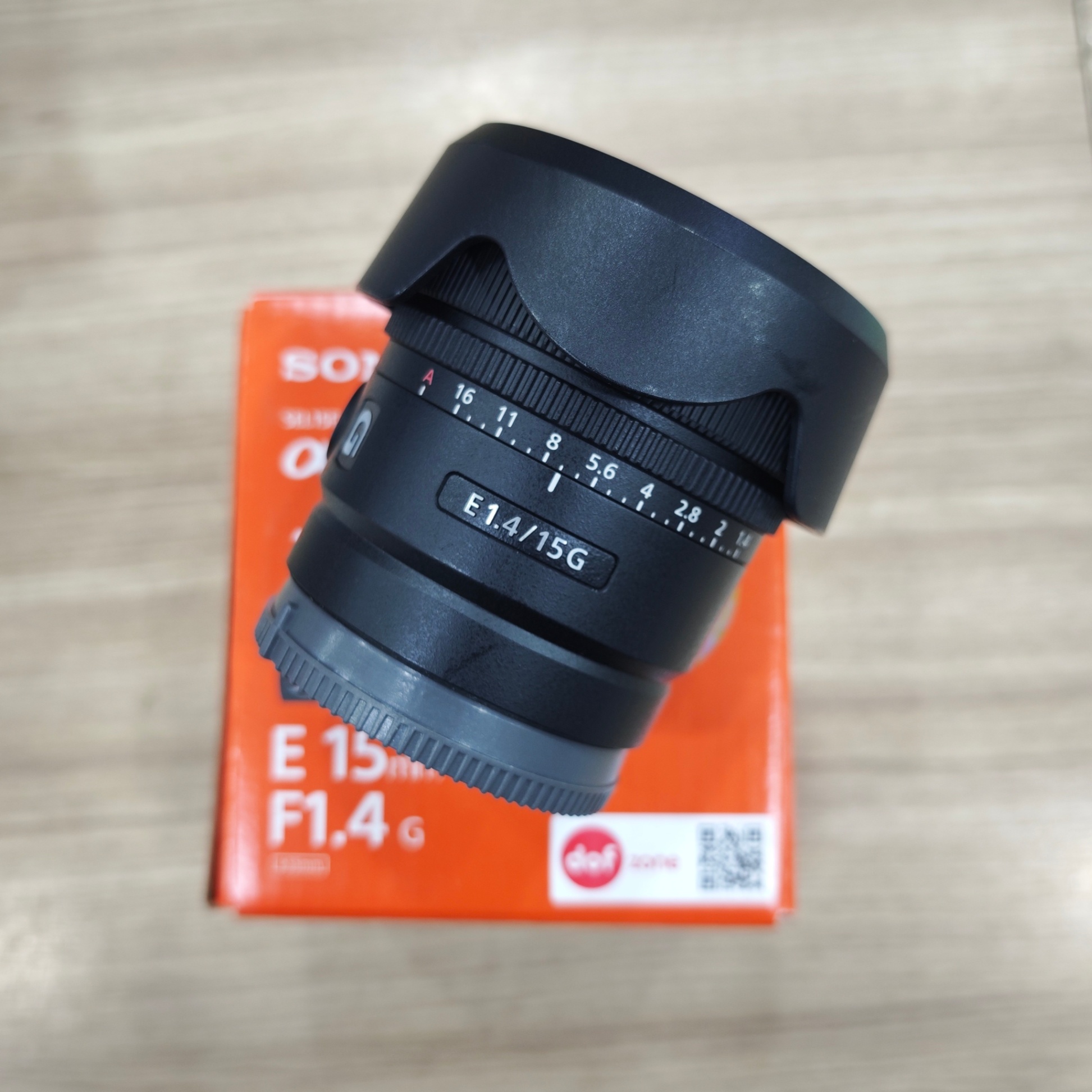 Ống kính Sony E 15mm F1.4 G cũ Mã SP 3375