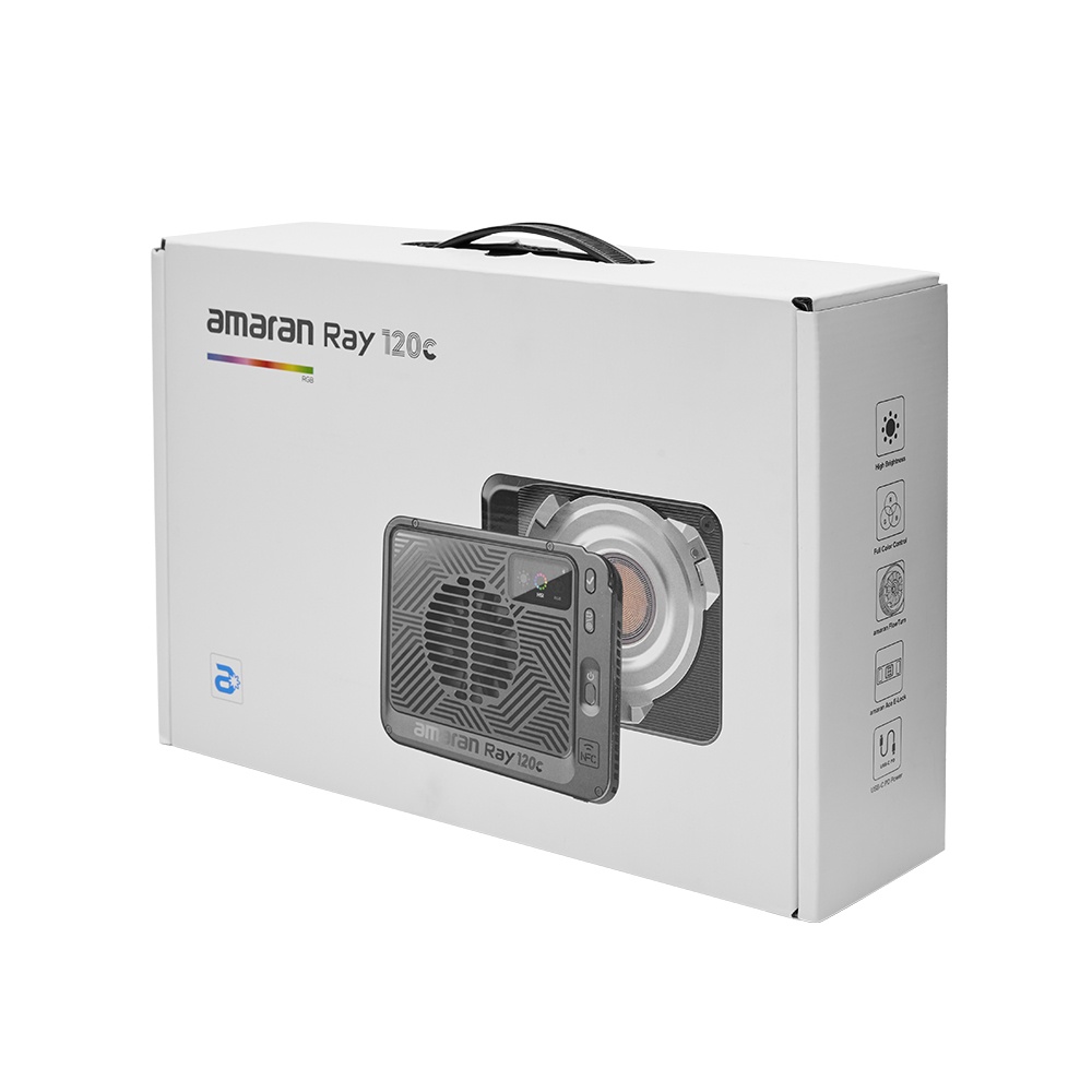 Đèn COB full color siêu nhỏ gọn công suất 120W - Amaran Ray 120c ( Ngàm Bowens ) - Ảnh 12