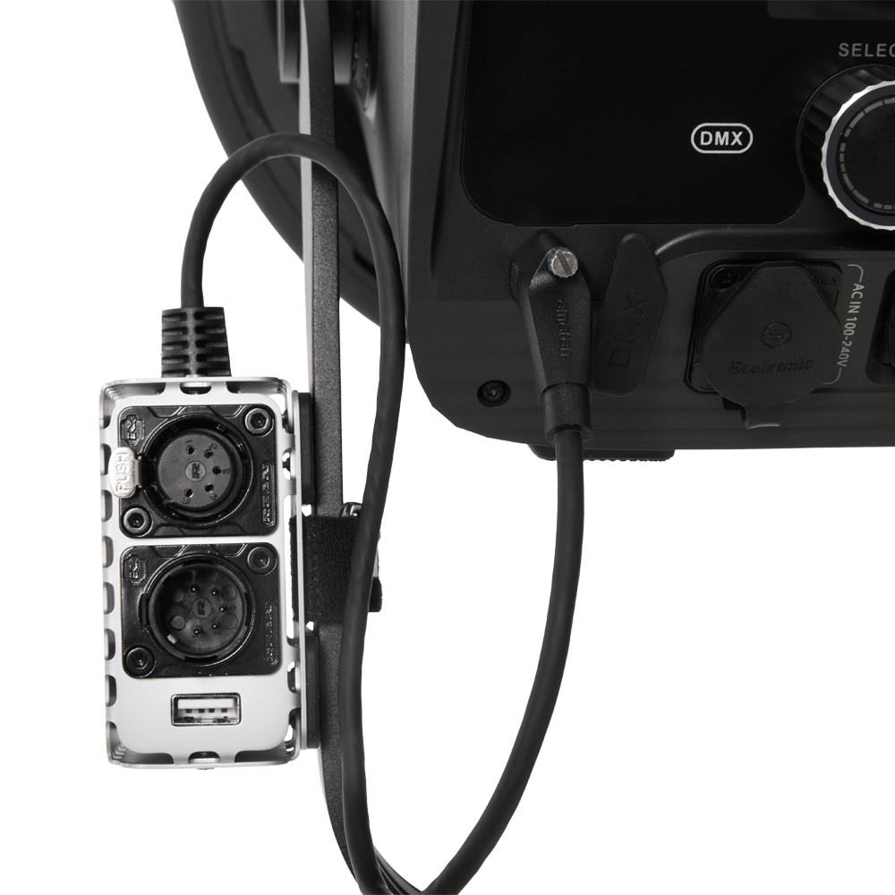 Mô-đun mở rộng USB-C sang DMX giúp bổ sung điều khiển DMX512 có dây 8-bit cho đèn amaran Ray 360c & 660c - Ảnh 7