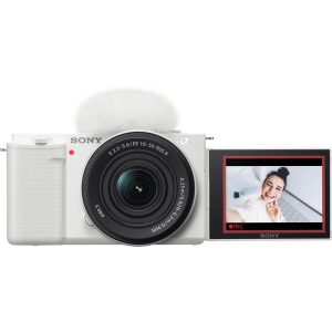 Sony ZV-E10 + Kit 16-50mm II (ZVE10K) - Trắng | Chính Hãng