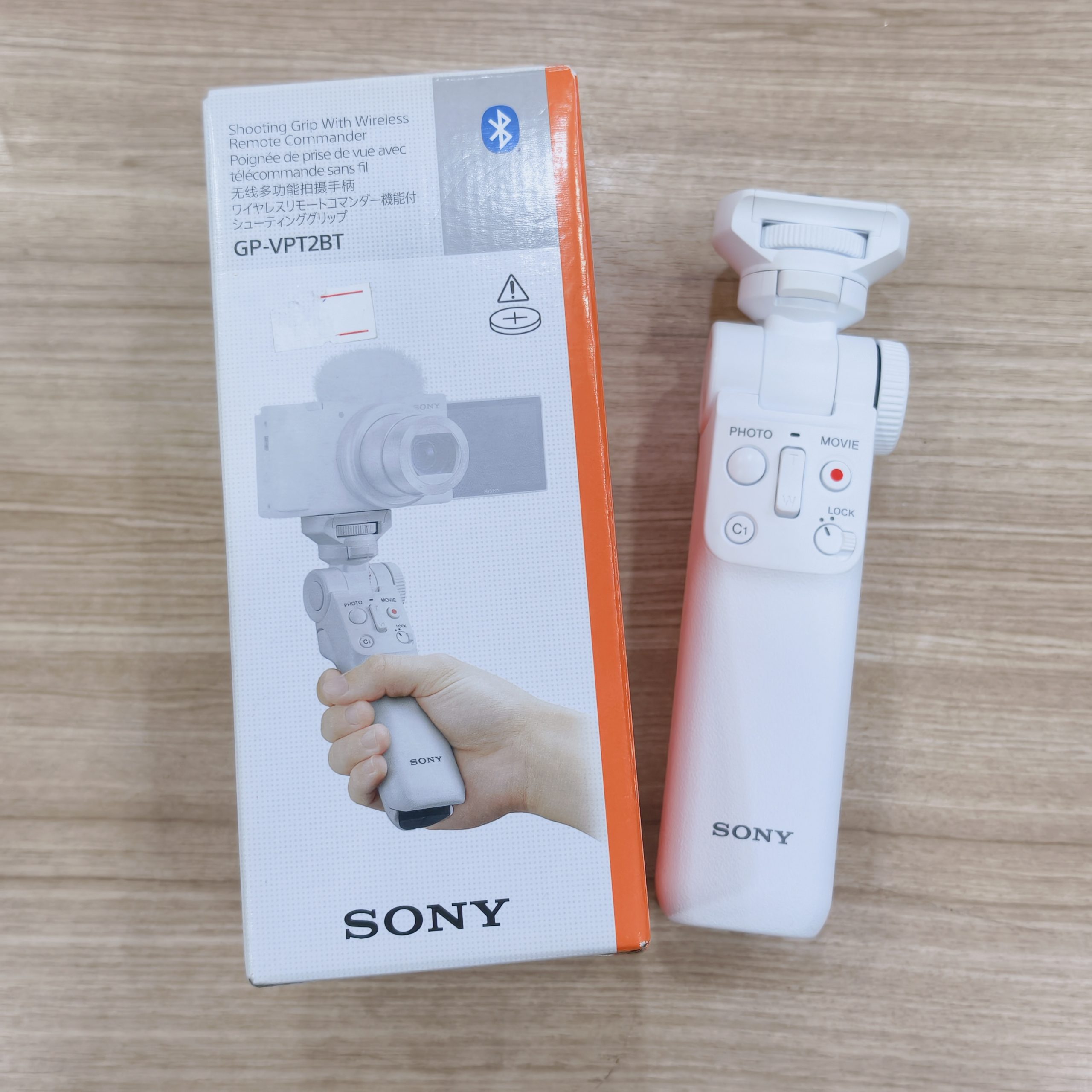 Báng tay cầm điều khiển từ xa không dây GP-VPT2BT Trắng cũ