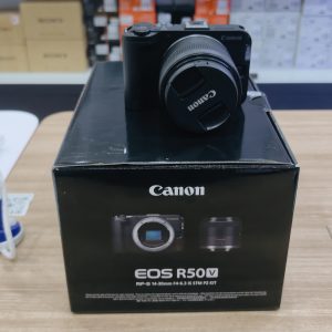 Canon EOS R50V body đen + Kit Canon RF-S 14-30mm F4-6.3 IS STM PZ đen cũ Mã SP 3073 5676