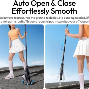 Chân máy kiêm gậy selfie từ tính Ulanzi SK21 cao 1.8m dành cho điện thoại di động hỗ trợ không dây Bluetooth - Ảnh 2