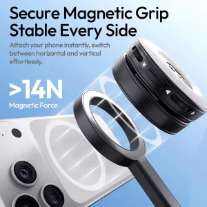 Chân máy kiêm gậy selfie từ tính Ulanzi SK21 cao 1.8m dành cho điện thoại di động hỗ trợ không dây Bluetooth - Ảnh 4