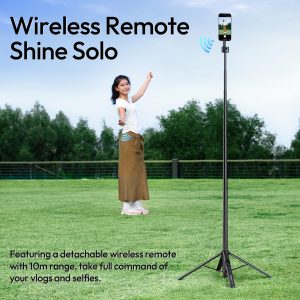 Chân máy kiêm gậy selfie từ tính Ulanzi SK21 cao 1.8m dành cho điện thoại di động hỗ trợ không dây Bluetooth - Ảnh 7