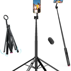 Chân máy kiêm gậy selfie từ tính Ulanzi SK21 cao 1.8m dành cho điện thoại di động hỗ trợ không dây Bluetooth