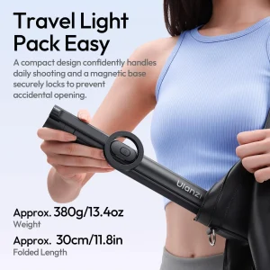 Chân máy kiêm gậy selfie từ tính Ulanzi SK21 cao 1.8m dành cho điện thoại di động hỗ trợ không dây Bluetooth - Ảnh 6