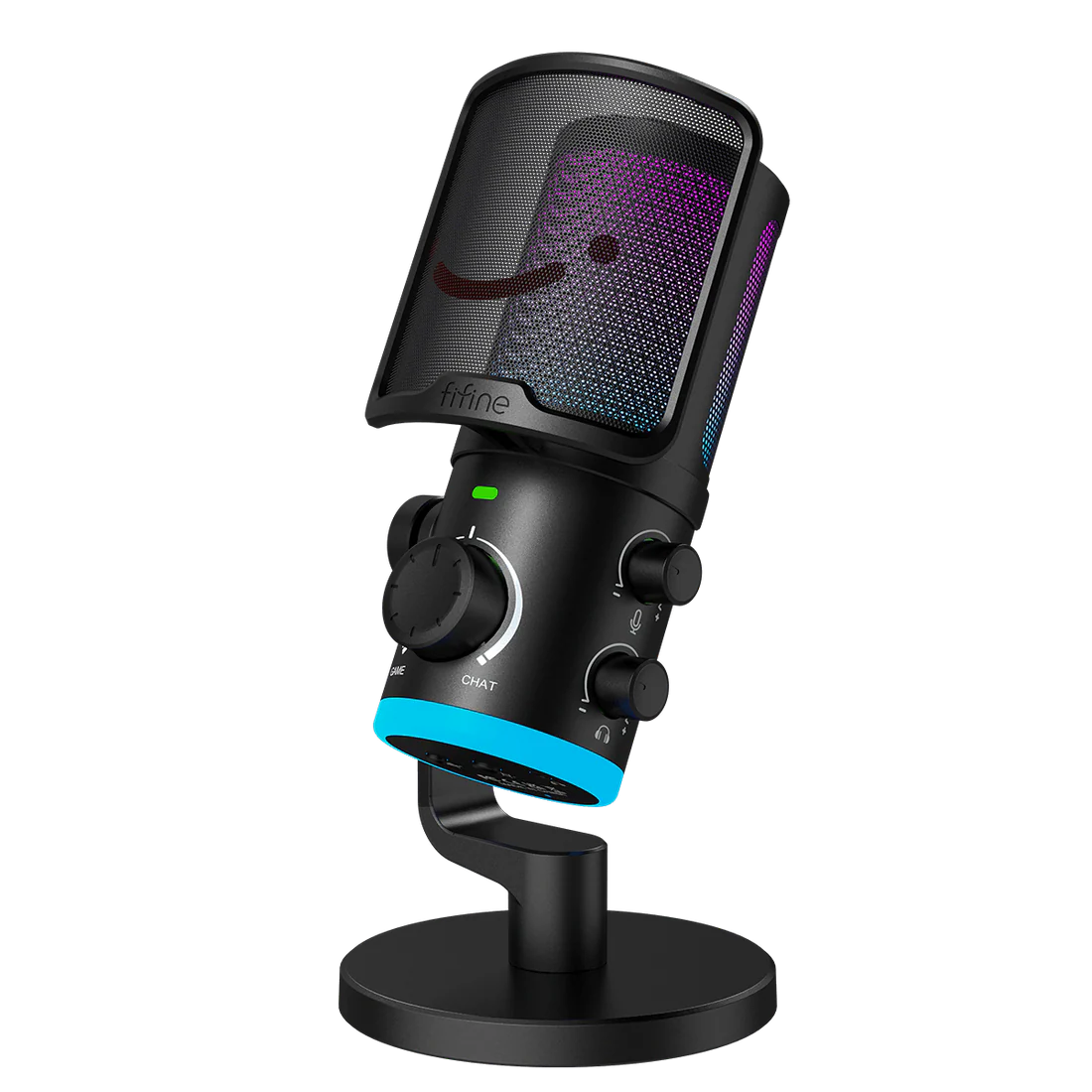 FIFINE AmpliGame AM6 USB Condenser Microphone with RGB - Chính Hãng - Ảnh 2