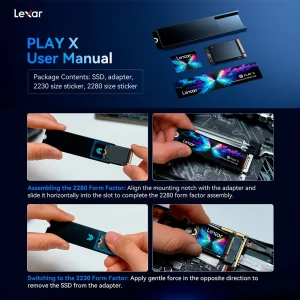Lexar SSD M2 NVMe PCIe (Gen4) 1TB - PLAY X 2-in-1 | Chính Hãng - Ảnh 7