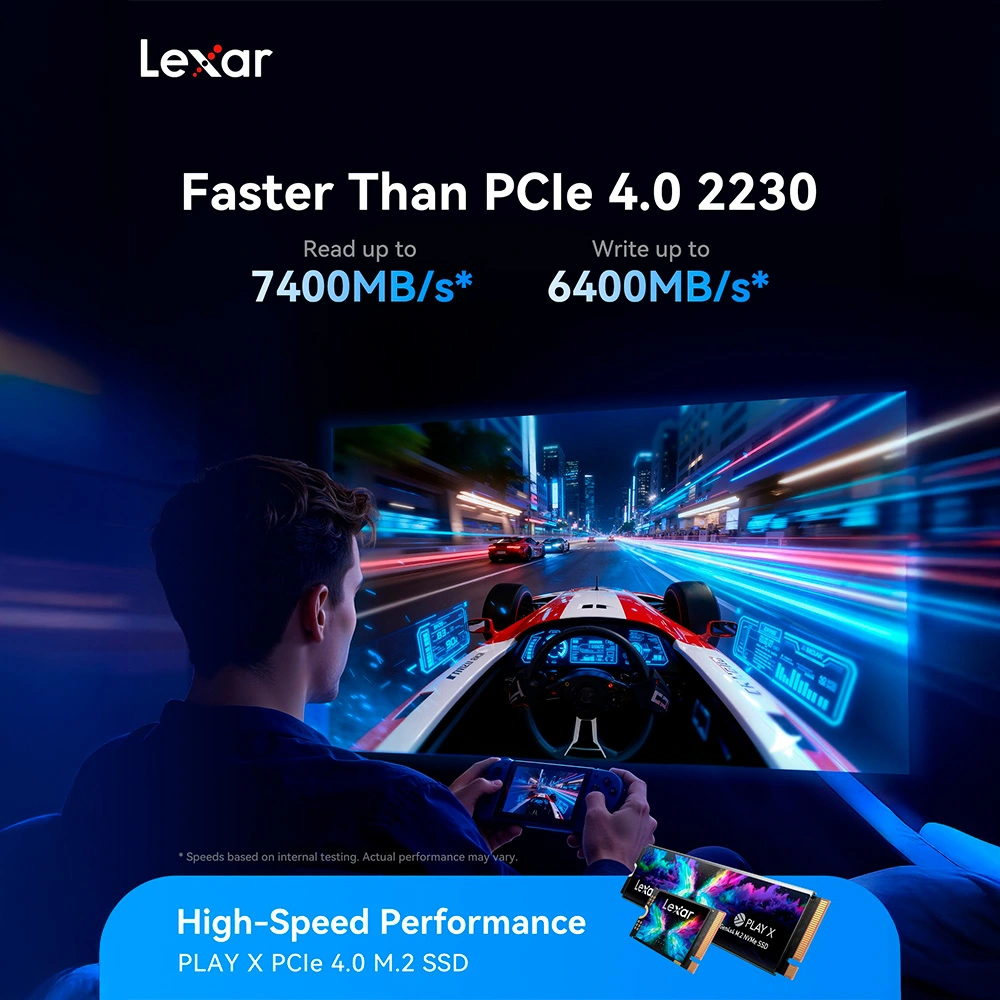 Lexar SSD M2 NVMe PCIe (Gen4) 1TB - PLAY X 2-in-1 | Chính Hãng - Ảnh 9