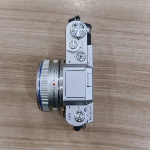 Máy Ảnh Panasonic Lumix DC-GF8 bạc + ống kính M.Zuiko 17mm f2.8 bạc cũ Mã SP 4632 9507 - Ảnh 7