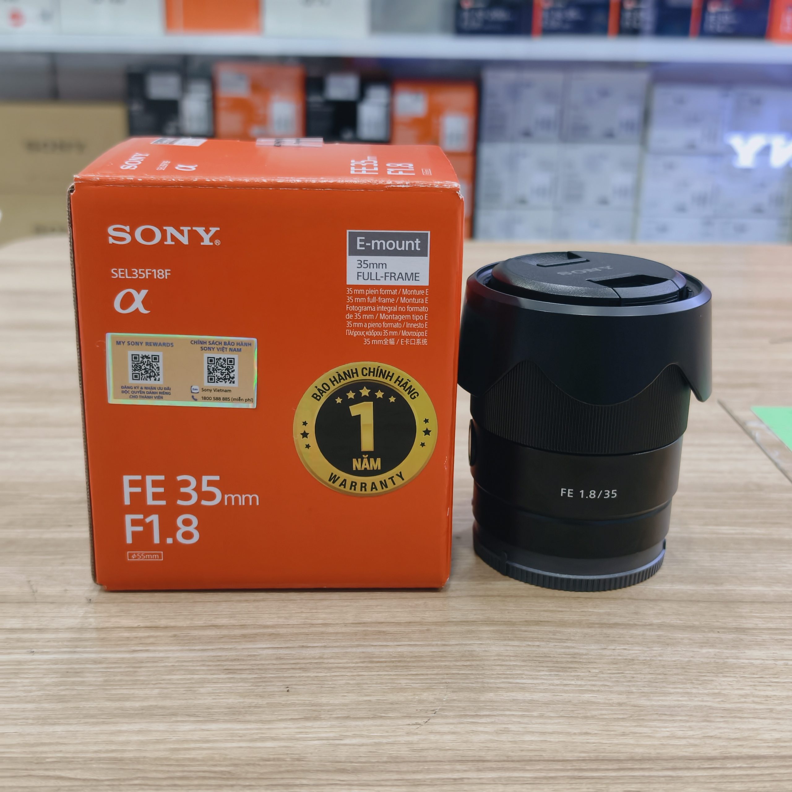 Ống Kính Sony FE 35mm F1.8 Cũ Mã SP 1105