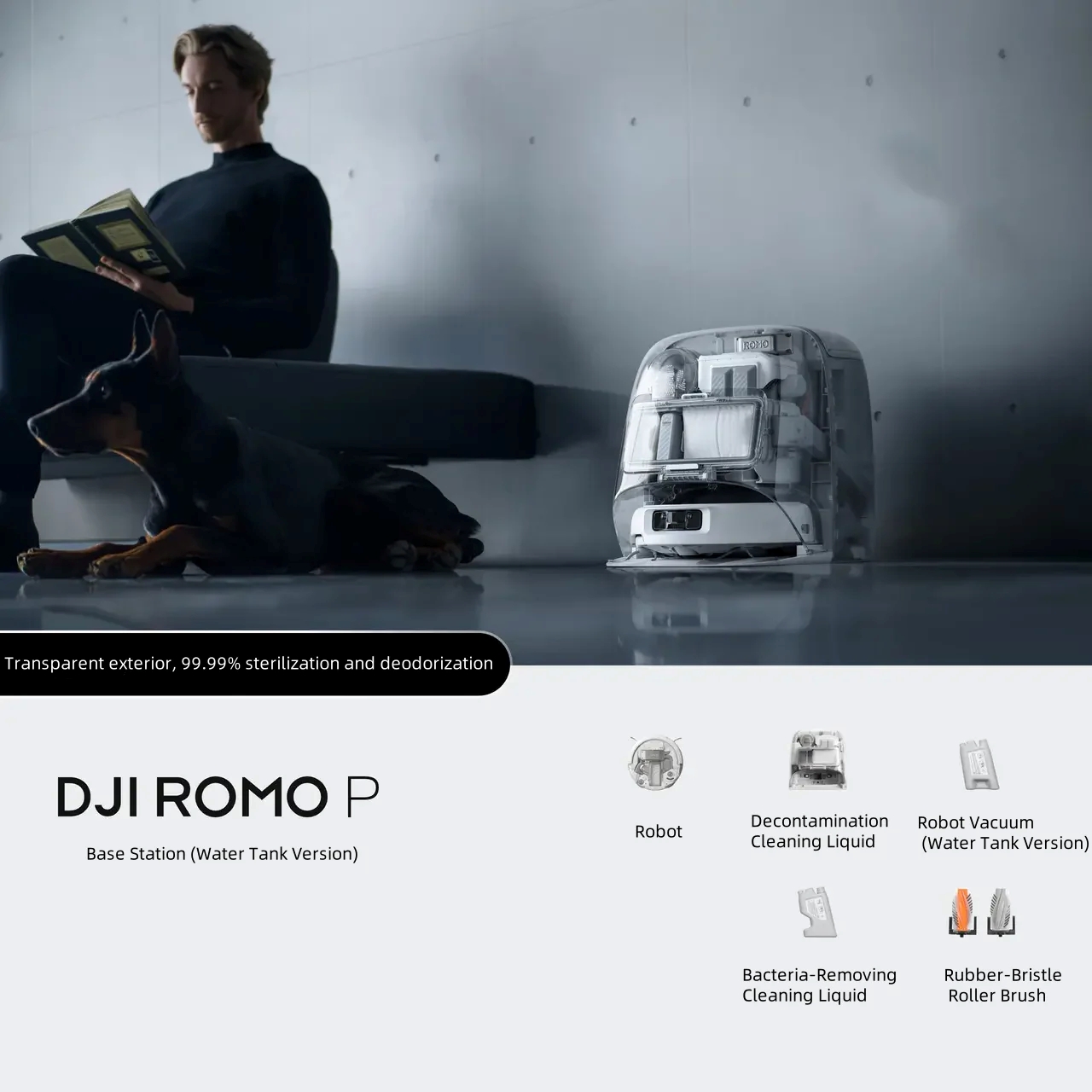 Robot hút bụi DJI Romo P | Chính Hãng
