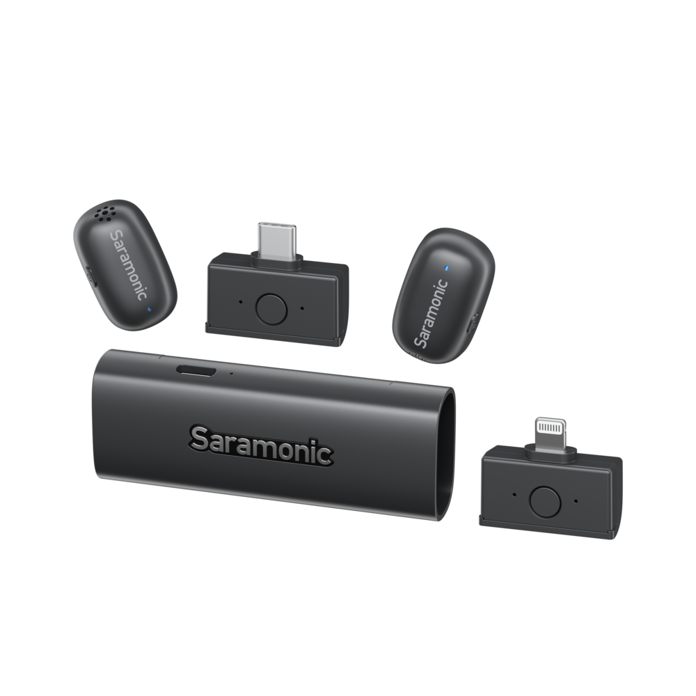 Saramonic AIR SE (TX+TX+RX) - Microphone Không Dây Cầm Tay Và Cài Áo Tích Hợp AI - Hàng Mới Chính Hãng - Ảnh 3