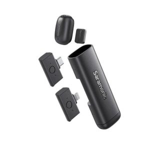 Saramonic AIR SE (TX+TX+RX) - Microphone Không Dây Cầm Tay Và Cài Áo Tích Hợp AI - Hàng Mới Chính Hãng