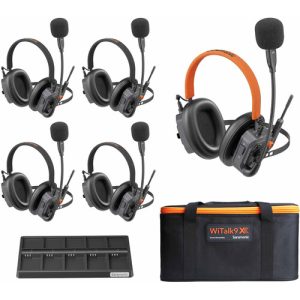 Saramonic WiTalk9 X 5H - Hệ Thống Bộ Đàm Không Dây 1.9GHz Kiểu Mũ Bảo Hộ Cho 5 Người