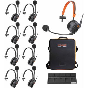 Saramonic WiTalk9 X 9S - Hệ Thống Bộ Đàm Không Dây 1.9GHz Đeo Tai Đơn Cho 9 Người, Thiết Kế Mô-đun