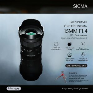 Sigma 15mm F1.4 DC (C) | Chính Hãng