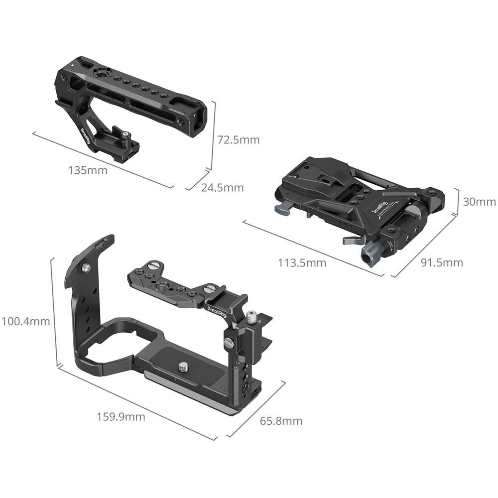 SmallRig Advanced Cage Kit with Battery Plate for Sony FX2 5590 | Chính Hãng - Ảnh 3
