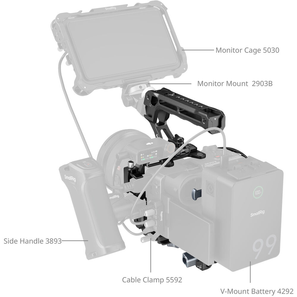 SmallRig Advanced Cage Kit with Battery Plate for Sony FX2 5590 | Chính Hãng - Ảnh 7