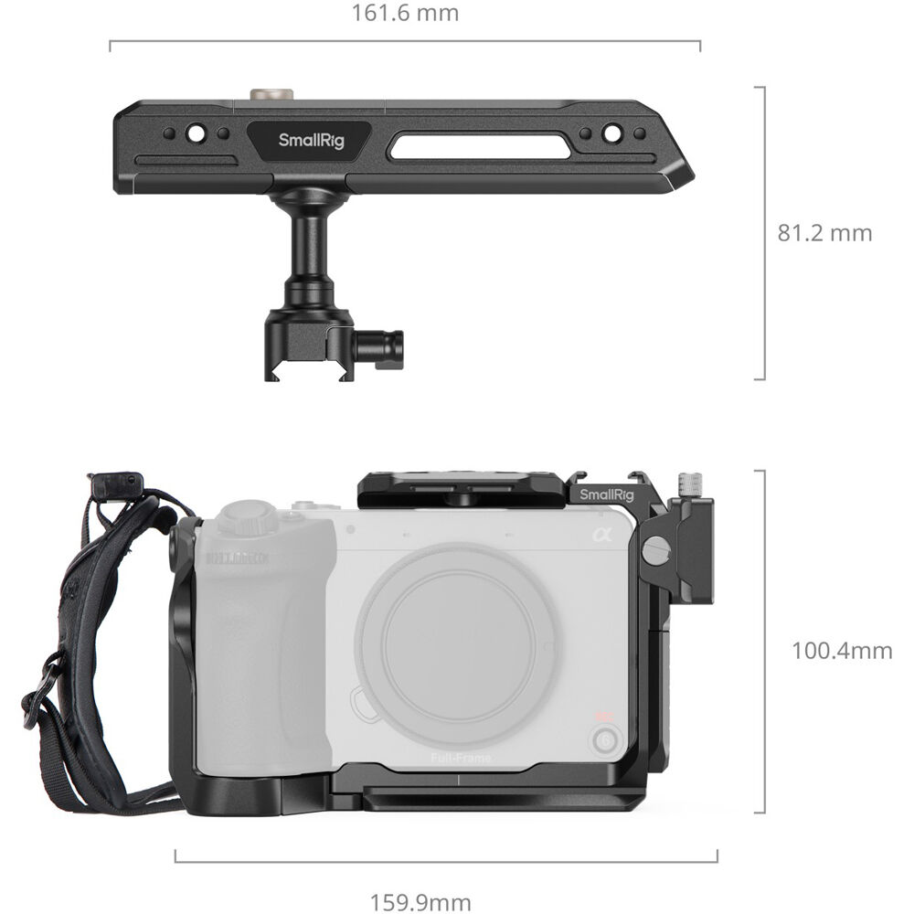 SmallRig Basic Cage Kit with Battery Plate for Sony FX2 5589 | Chính Hãng - Ảnh 2