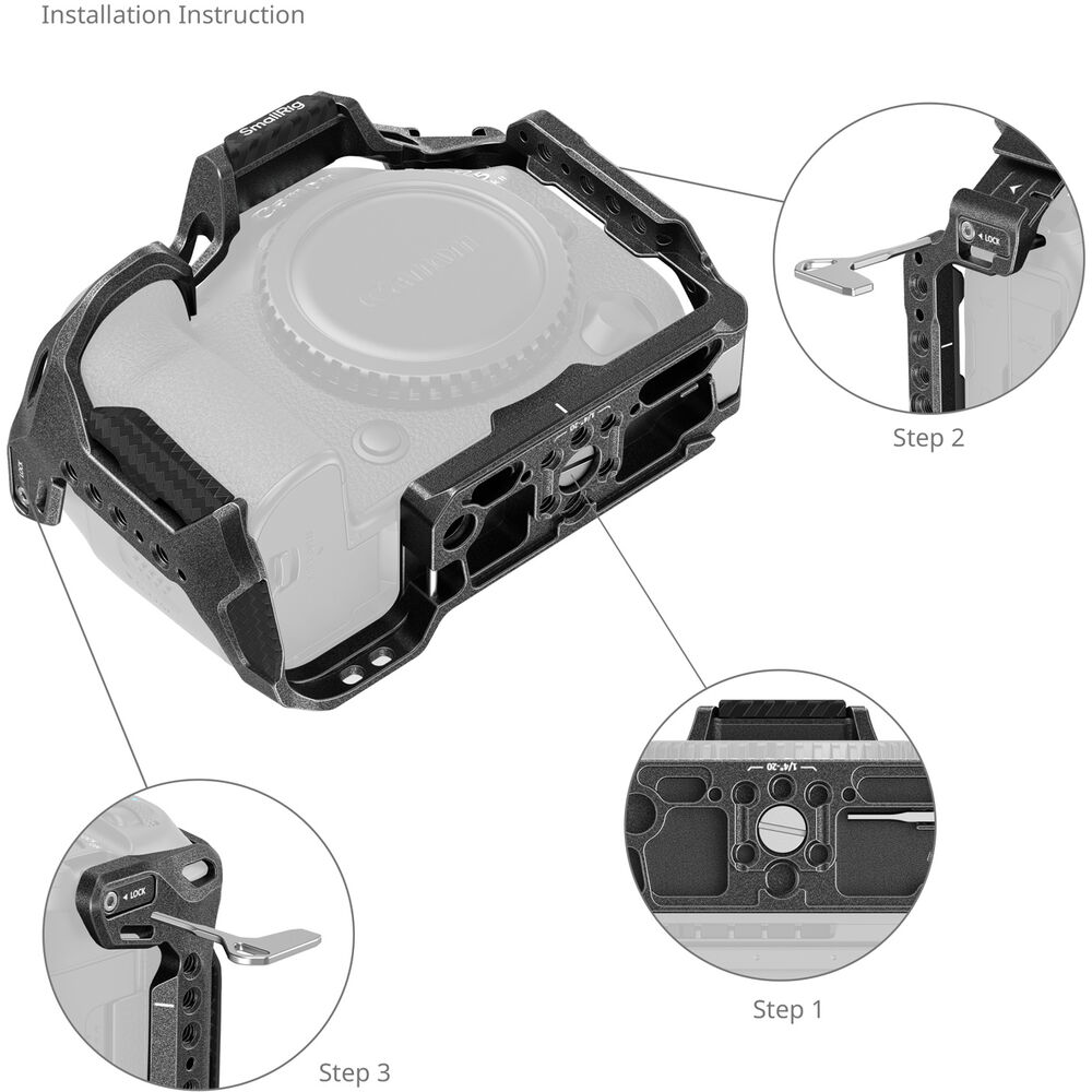 SmallRig Black Mamba Cage for Canon EOS R5M2 4975 | Chính Hãng - Ảnh 4