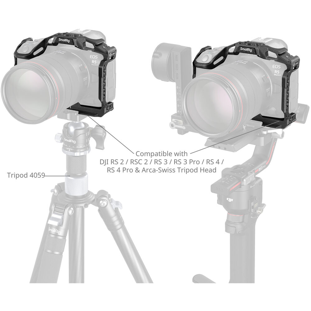 SmallRig Black Mamba Cage for Canon EOS R5M2 4975 | Chính Hãng - Ảnh 6