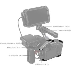 SmallRig Black Mamba Quick Release Cage for Canon EOS R6M2 / R6M3 4161 | Chính Hãng - Ảnh 5