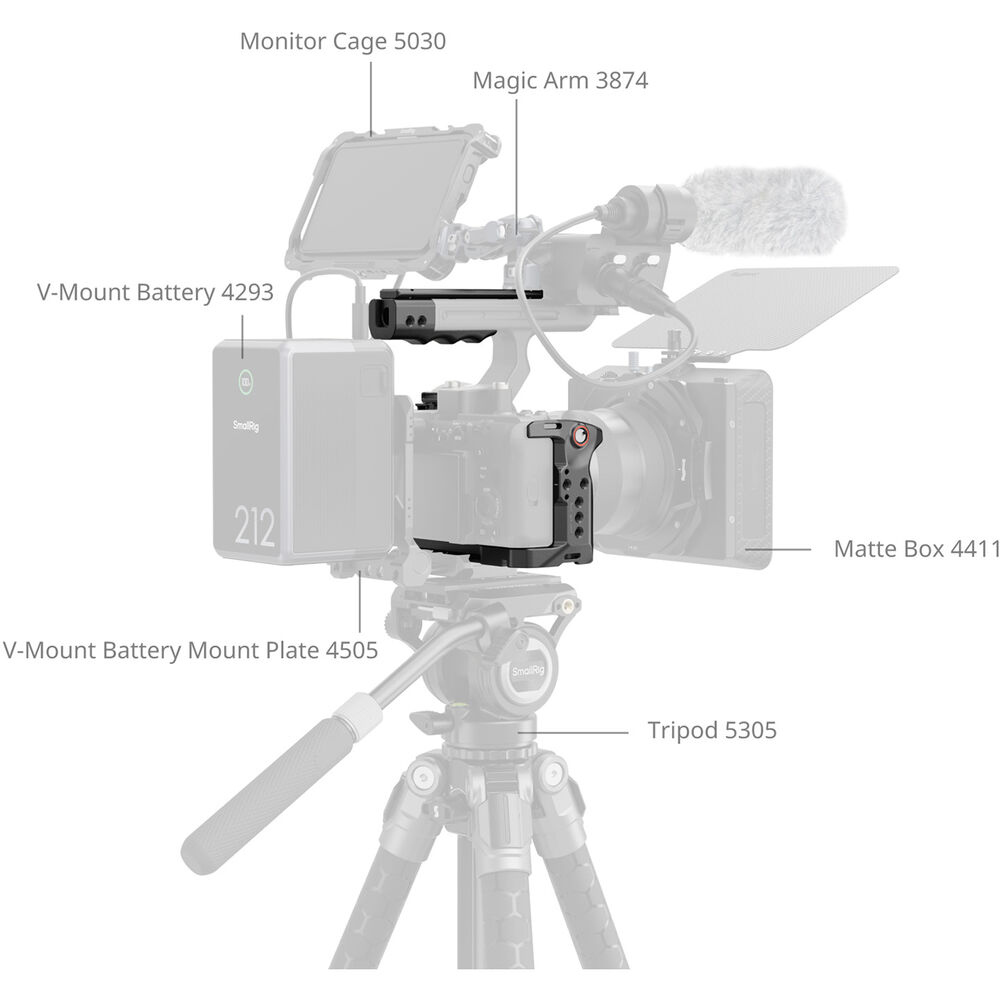 SmallRig Cage Kit for Sony FX2 5588 | Chính Hãng - Ảnh 8