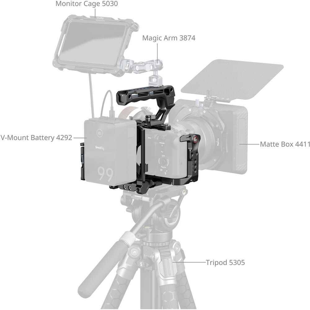 SmallRig Cage Kit for Sony FX3 / FX30 5823 | Chính Hãng - Ảnh 6