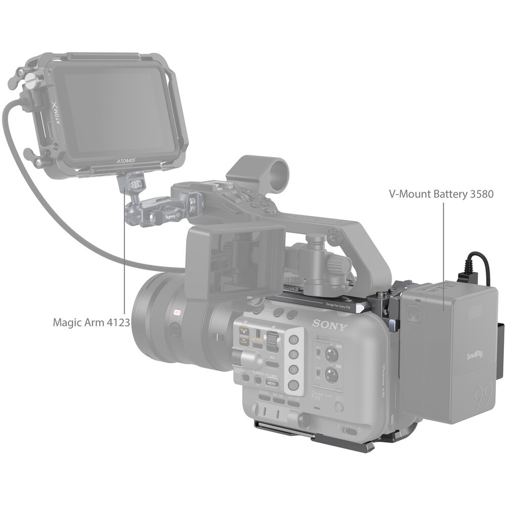 SmallRig Cage Kit for Sony FX6 4124 | Chính Hãng - Ảnh 6